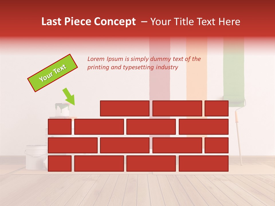 Work Build Plank PowerPoint Template