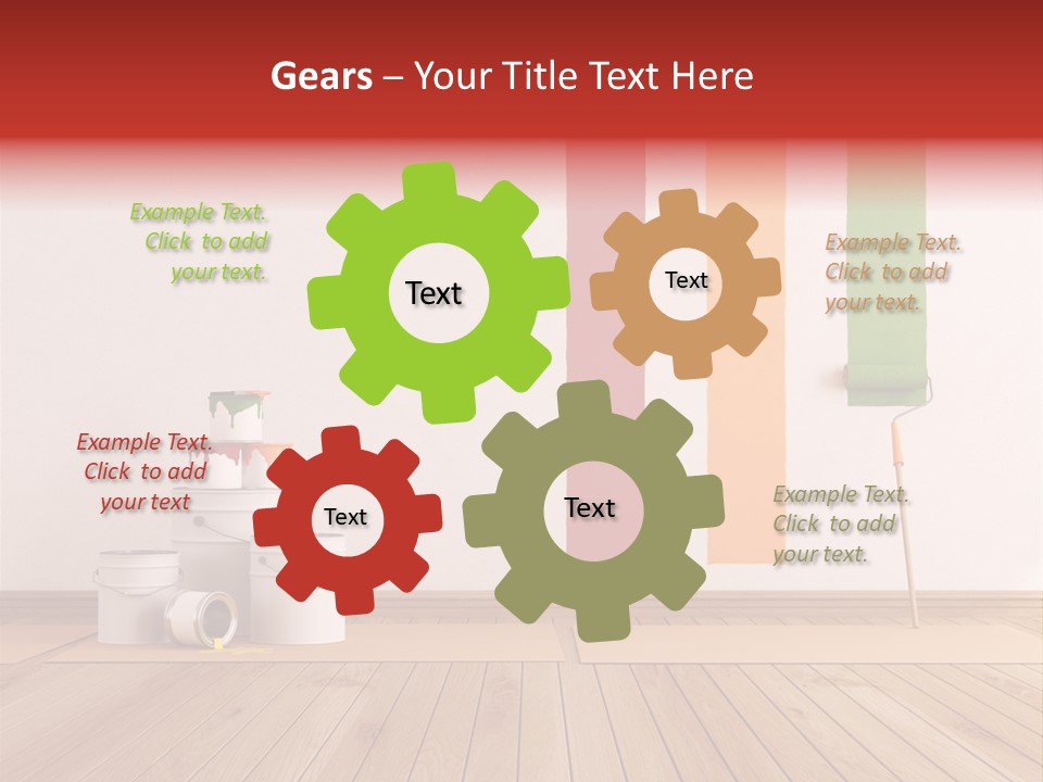 Work Build Plank PowerPoint Template