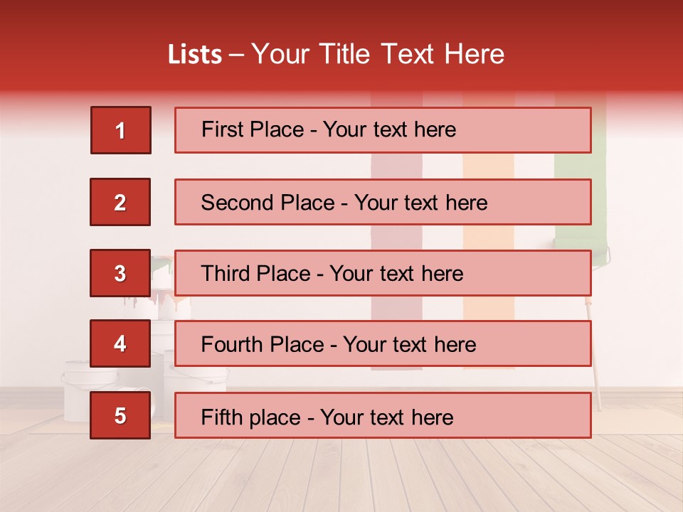 Work Build Plank PowerPoint Template