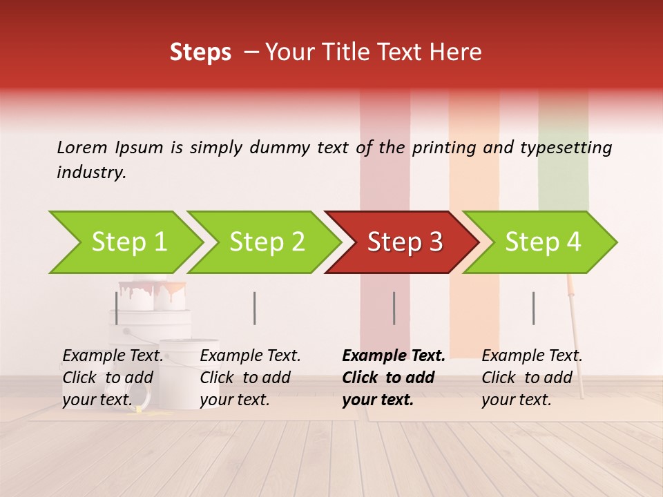 Work Build Plank PowerPoint Template
