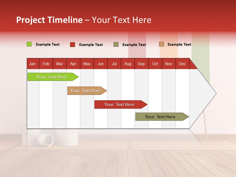 Work Build Plank PowerPoint Template