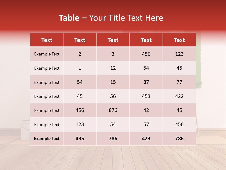 Work Build Plank PowerPoint Template
