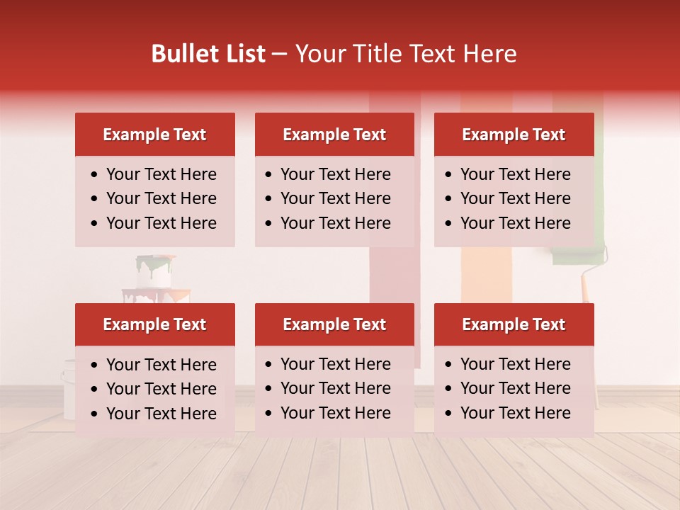 Work Build Plank PowerPoint Template