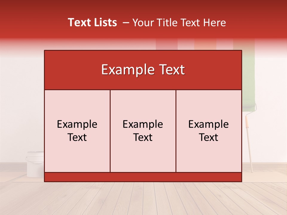Work Build Plank PowerPoint Template