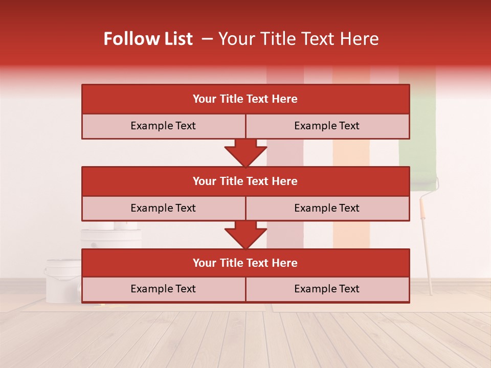 Work Build Plank PowerPoint Template