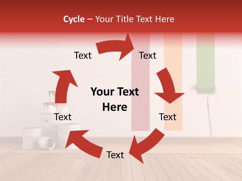 Work Build Plank PowerPoint Template