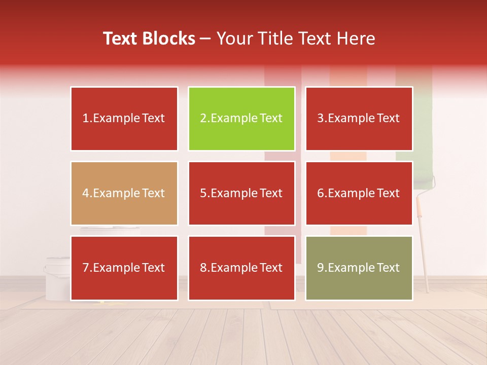Work Build Plank PowerPoint Template