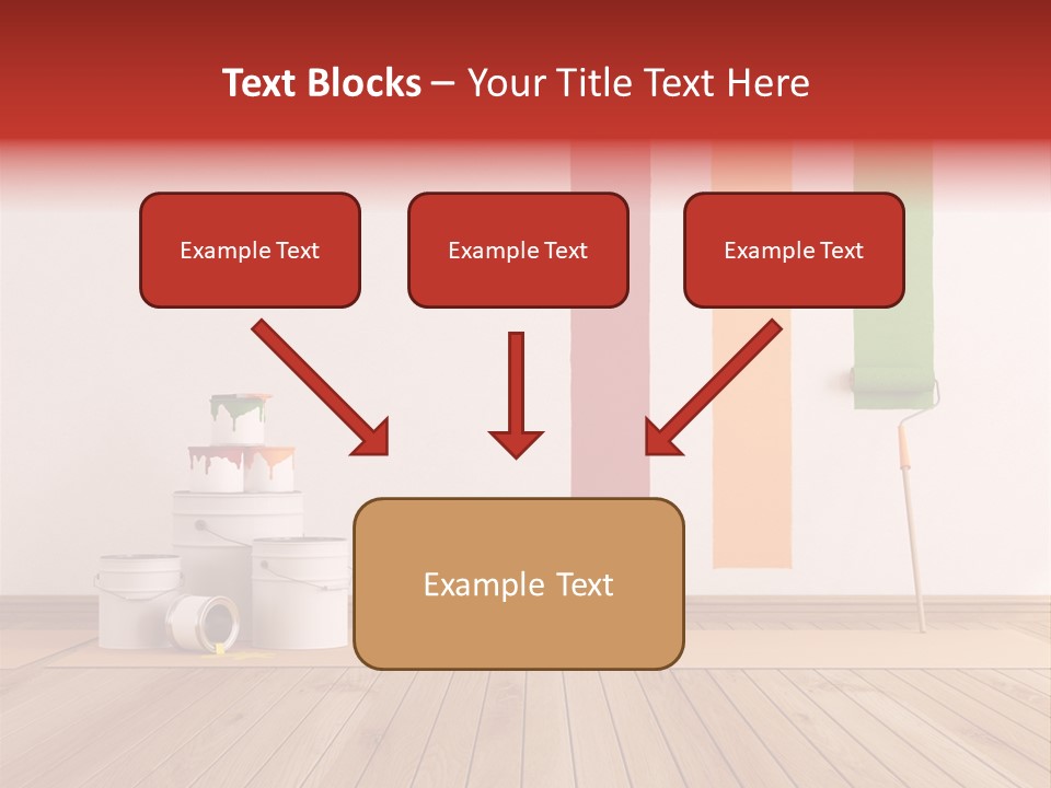 Work Build Plank PowerPoint Template
