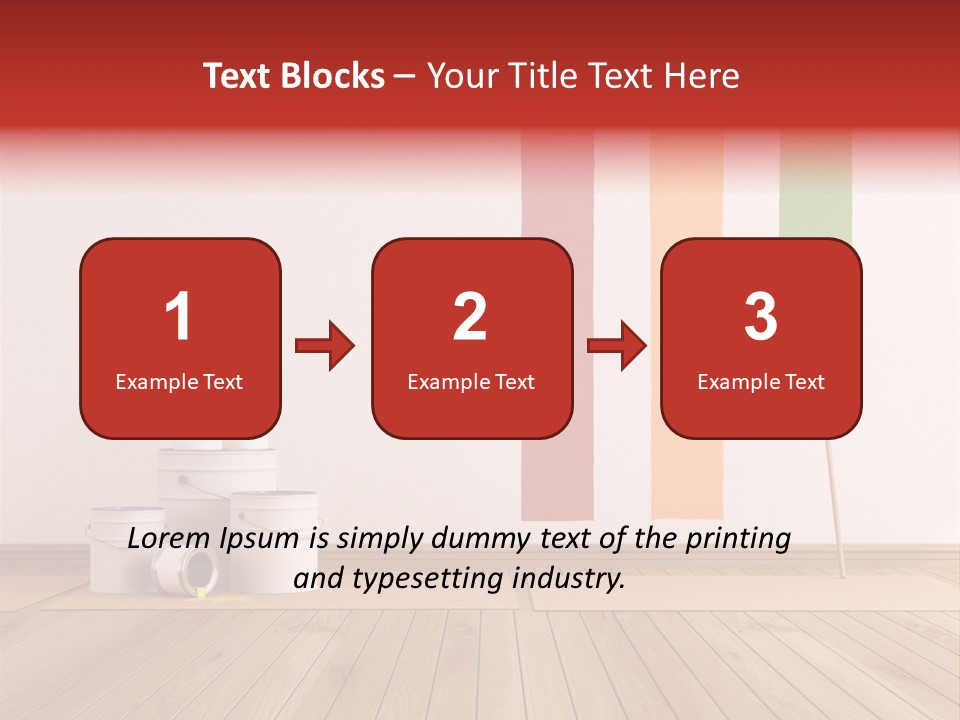 Work Build Plank PowerPoint Template