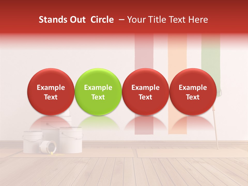 Work Build Plank PowerPoint Template