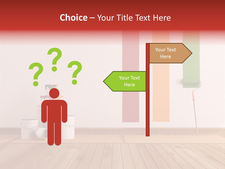 Work Build Plank PowerPoint Template