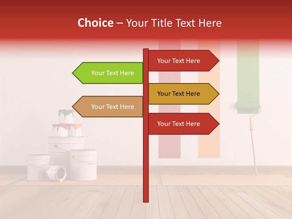 Work Build Plank PowerPoint Template