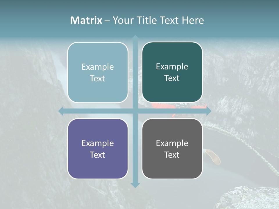 Courage Jumpsuit Moving PowerPoint Template