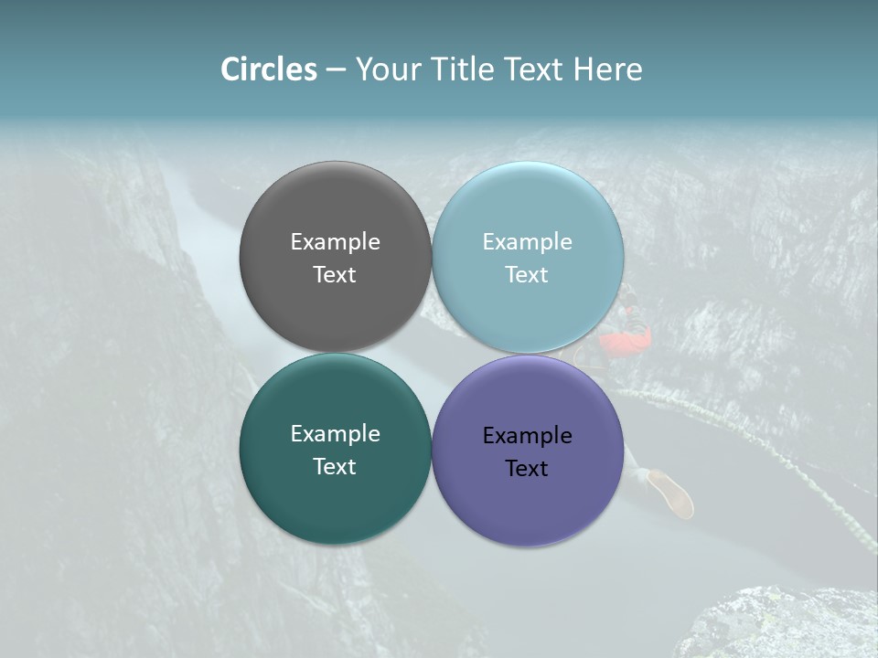 Courage Jumpsuit Moving PowerPoint Template