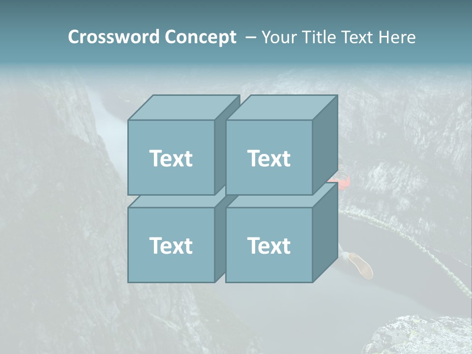 Courage Jumpsuit Moving PowerPoint Template