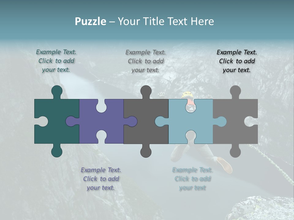 Courage Jumpsuit Moving PowerPoint Template