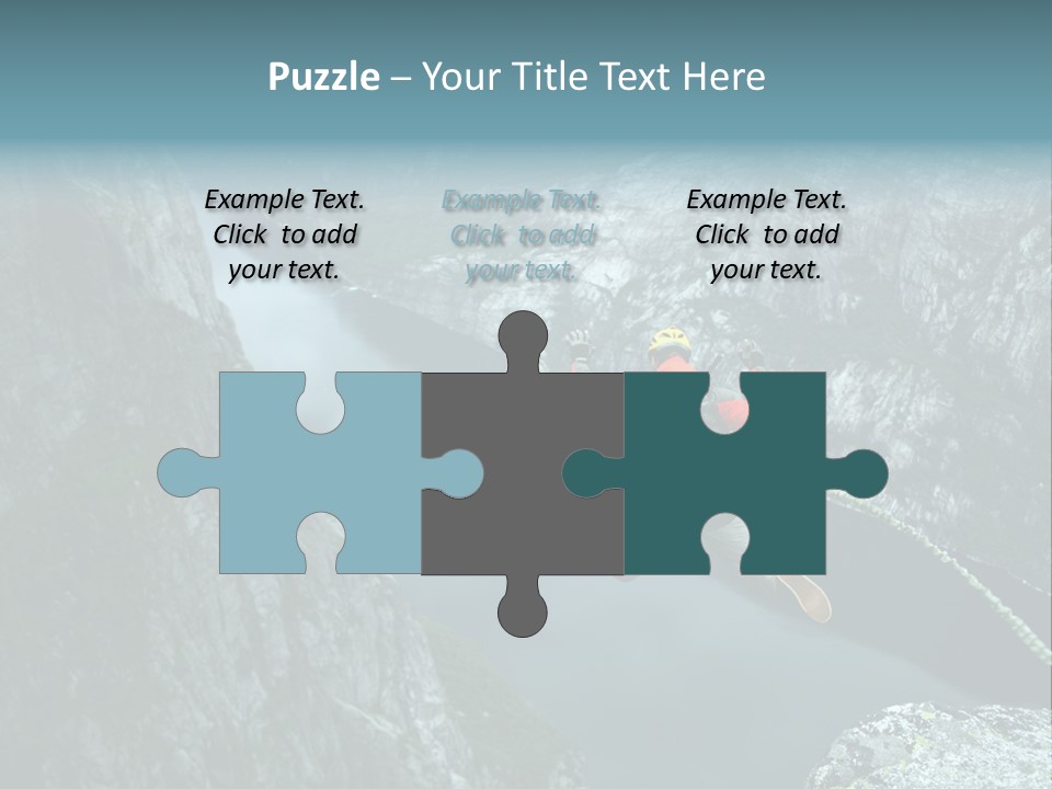 Courage Jumpsuit Moving PowerPoint Template