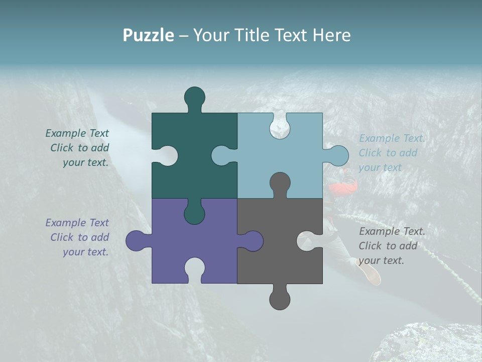 Courage Jumpsuit Moving PowerPoint Template