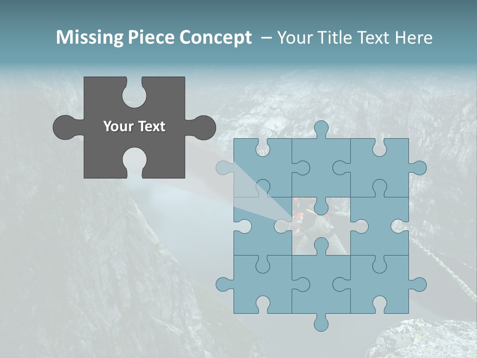 Courage Jumpsuit Moving PowerPoint Template