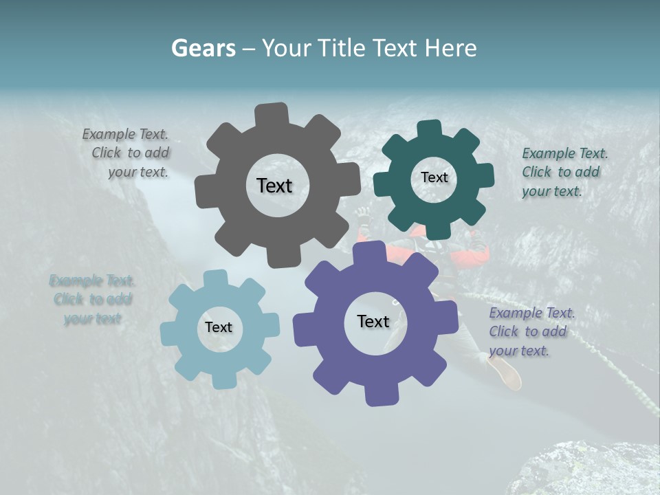 Courage Jumpsuit Moving PowerPoint Template