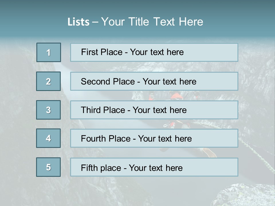 Courage Jumpsuit Moving PowerPoint Template