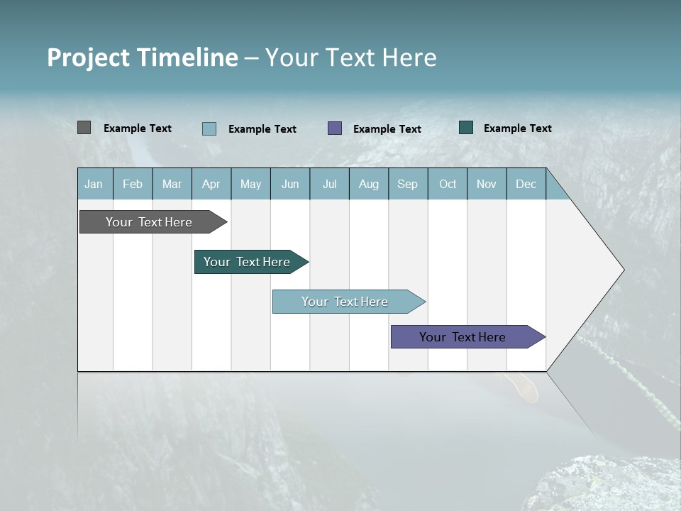 Courage Jumpsuit Moving PowerPoint Template