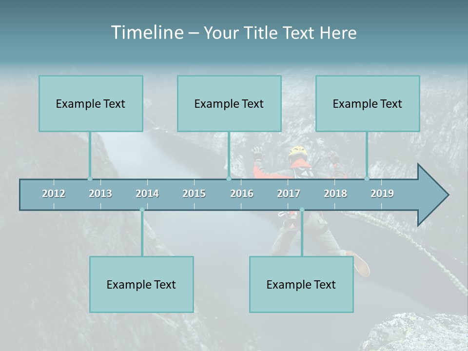 Courage Jumpsuit Moving PowerPoint Template