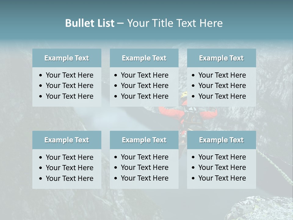 Courage Jumpsuit Moving PowerPoint Template