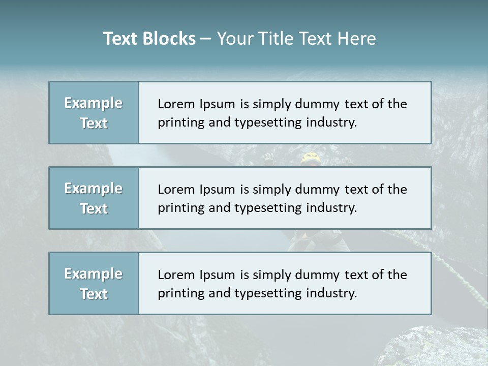 Courage Jumpsuit Moving PowerPoint Template