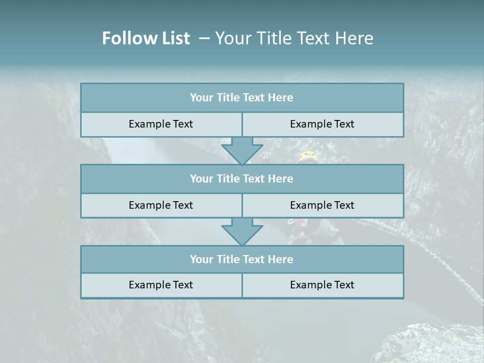 Courage Jumpsuit Moving PowerPoint Template