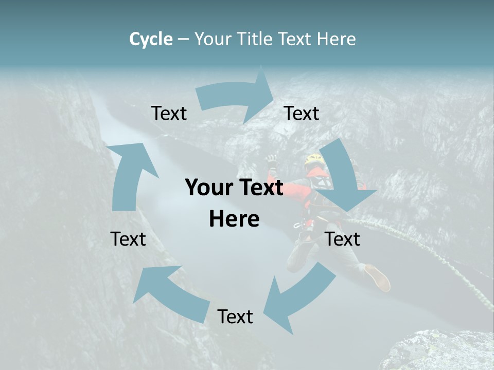 Courage Jumpsuit Moving PowerPoint Template