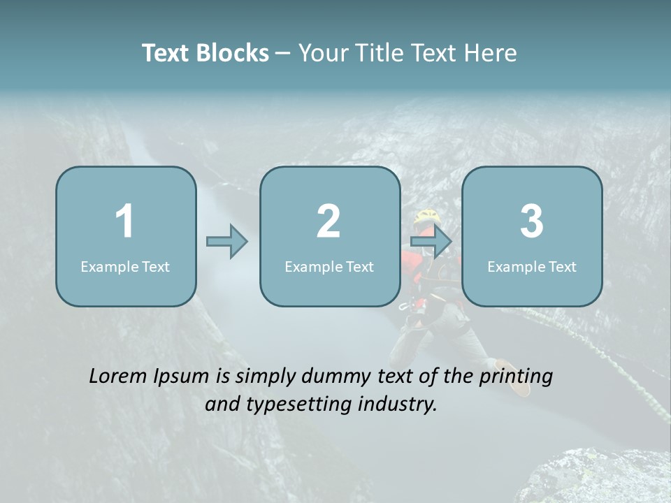 Courage Jumpsuit Moving PowerPoint Template