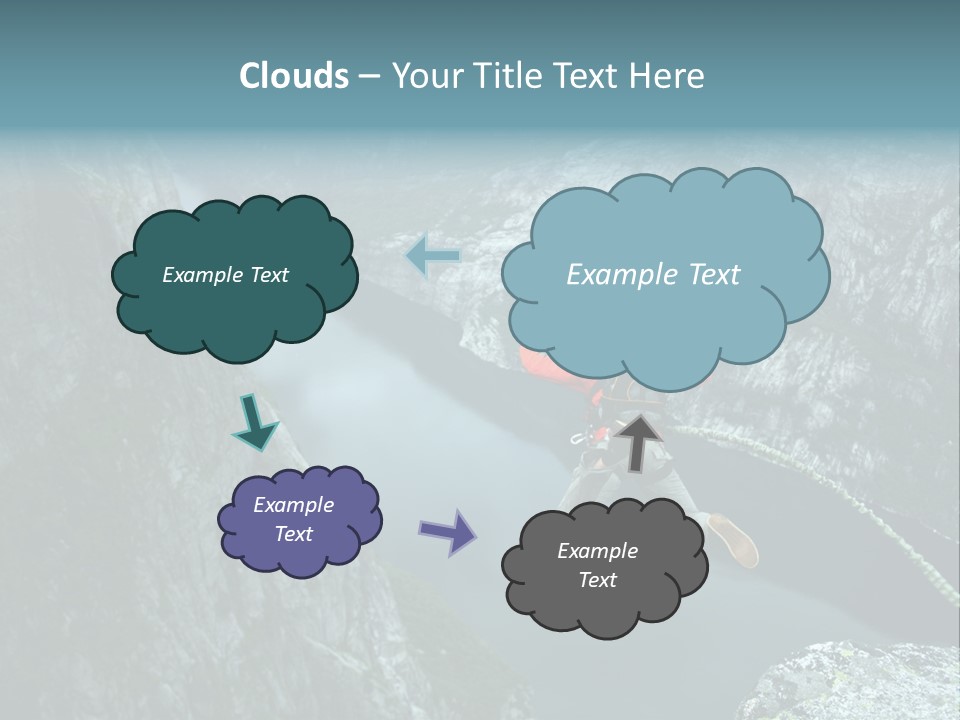 Courage Jumpsuit Moving PowerPoint Template