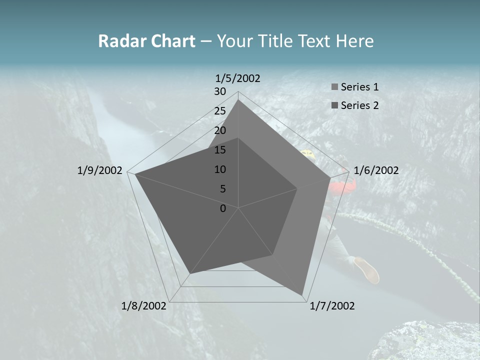 Courage Jumpsuit Moving PowerPoint Template