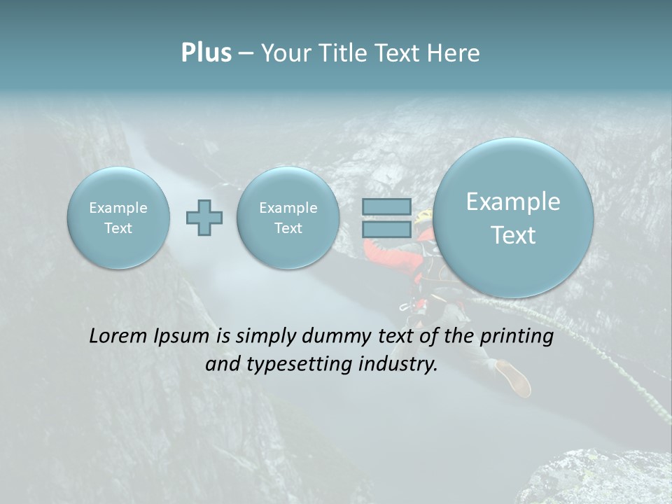 Courage Jumpsuit Moving PowerPoint Template