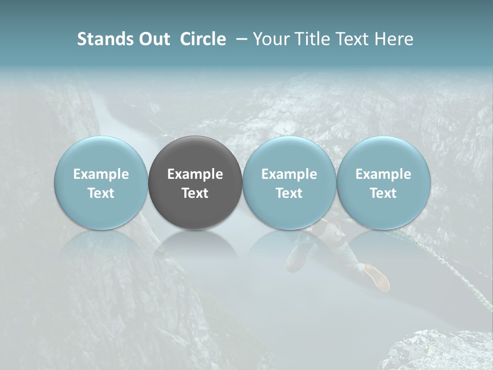 Courage Jumpsuit Moving PowerPoint Template