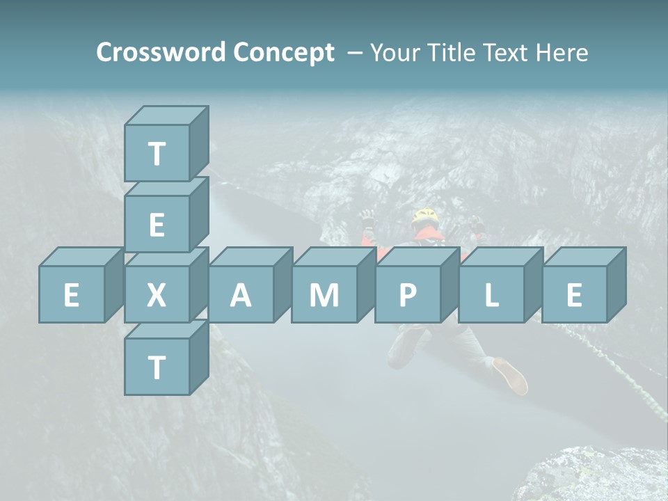 Courage Jumpsuit Moving PowerPoint Template