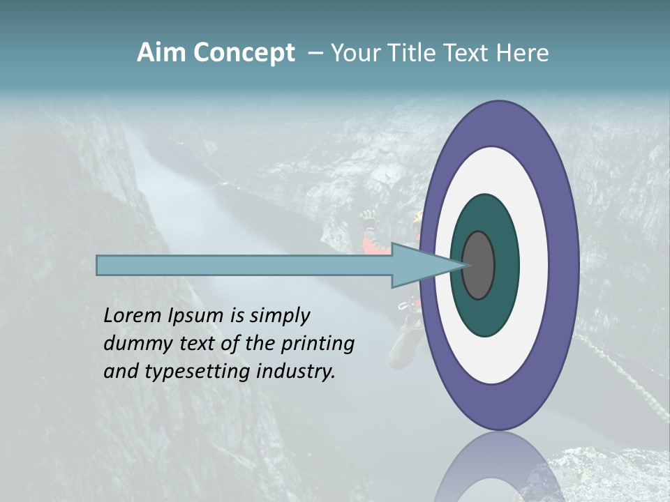 Courage Jumpsuit Moving PowerPoint Template