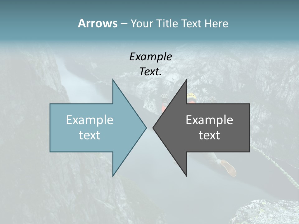 Courage Jumpsuit Moving PowerPoint Template