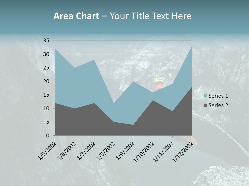 Courage Jumpsuit Moving PowerPoint Template