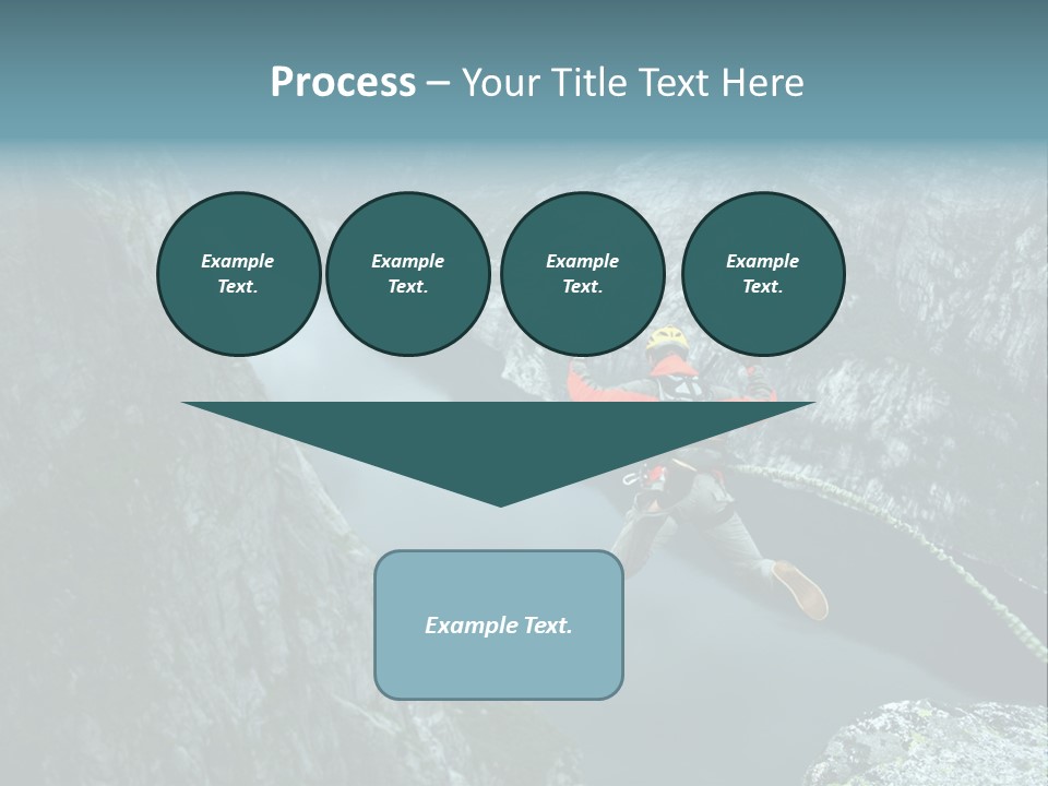 Courage Jumpsuit Moving PowerPoint Template