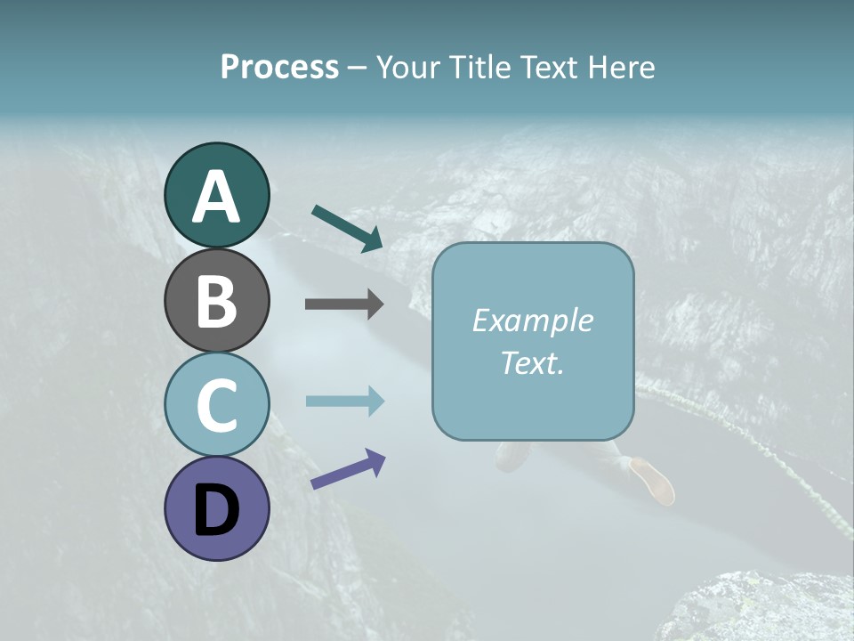 Courage Jumpsuit Moving PowerPoint Template