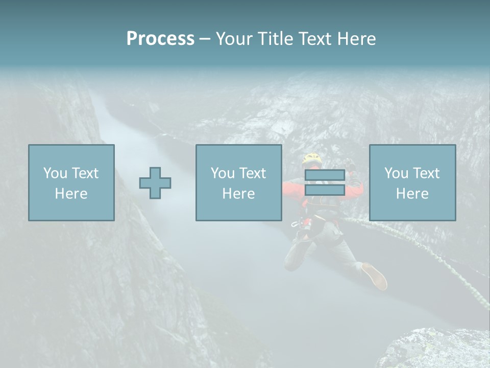 Courage Jumpsuit Moving PowerPoint Template