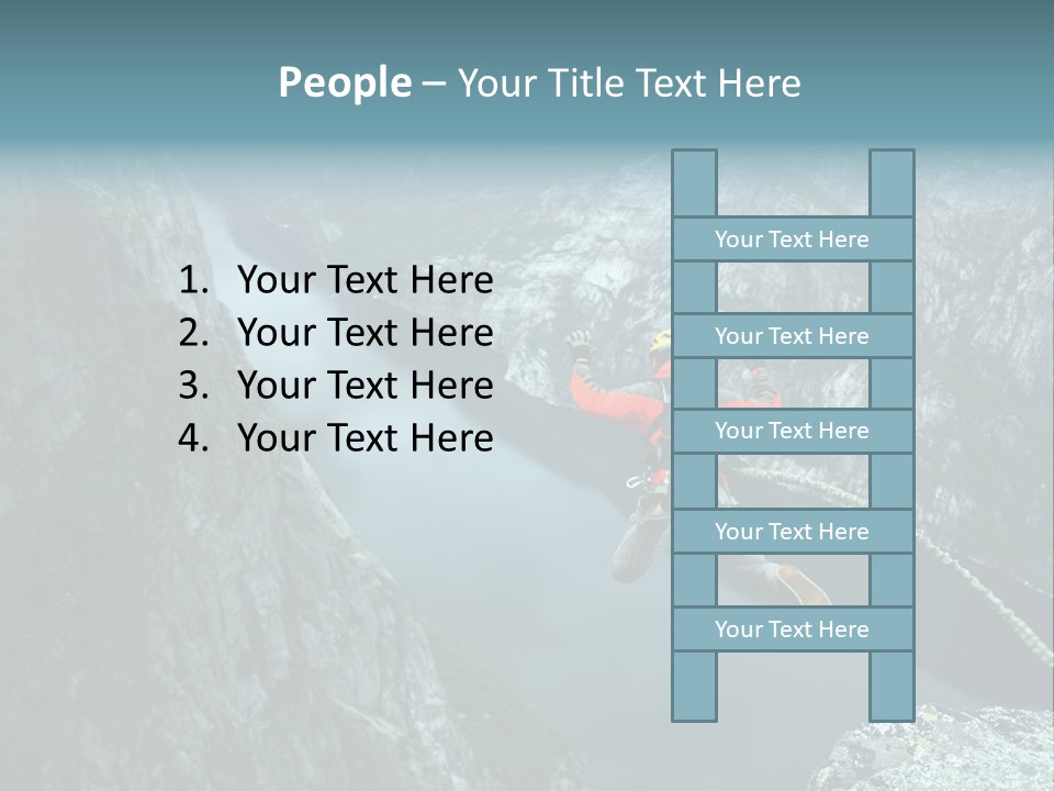 Courage Jumpsuit Moving PowerPoint Template