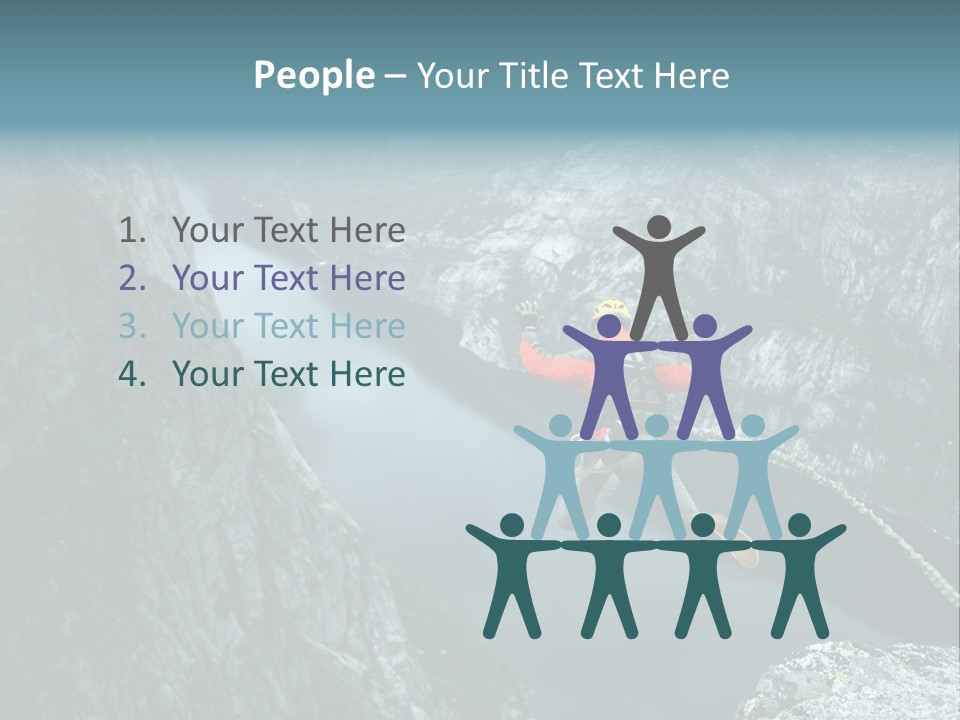 Courage Jumpsuit Moving PowerPoint Template