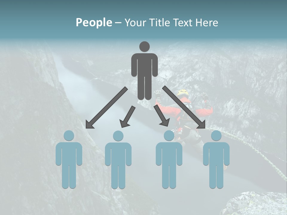 Courage Jumpsuit Moving PowerPoint Template