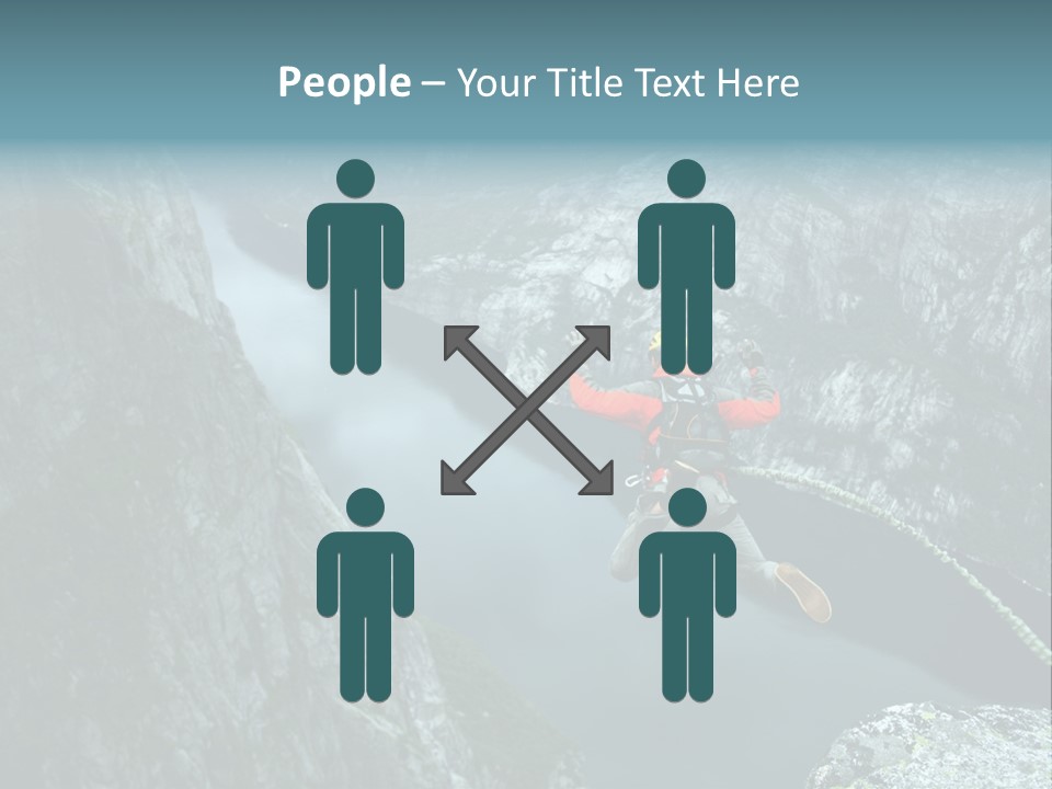 Courage Jumpsuit Moving PowerPoint Template