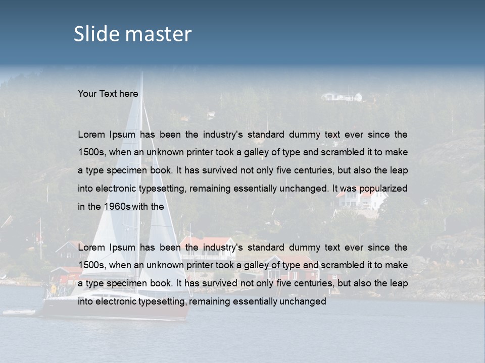 Relax Europe Excursion PowerPoint Template