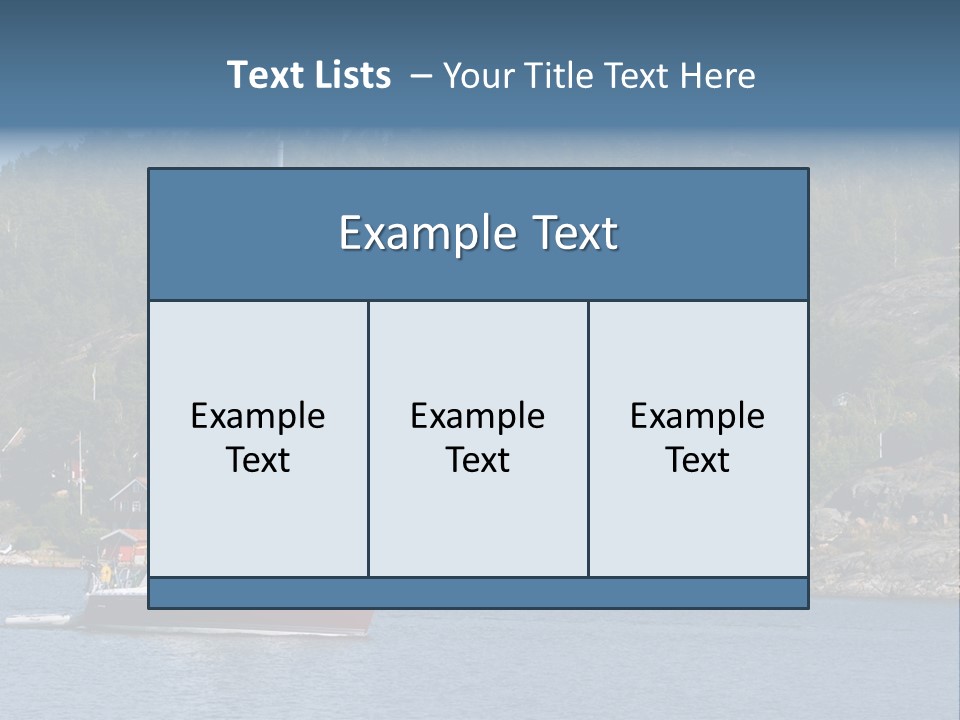 Relax Europe Excursion PowerPoint Template