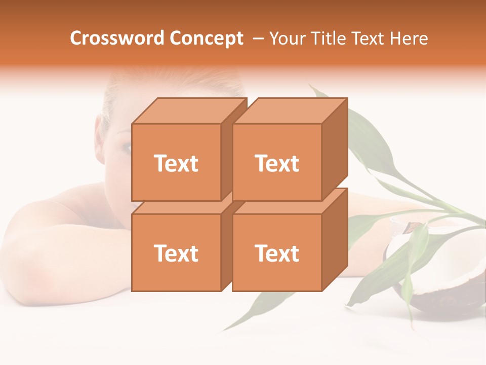 Body Portrait Caucasian PowerPoint Template